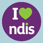 I heart NDIS logo